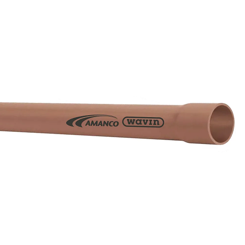Tubo Marrom Soldável 32mm x 6m Amanco